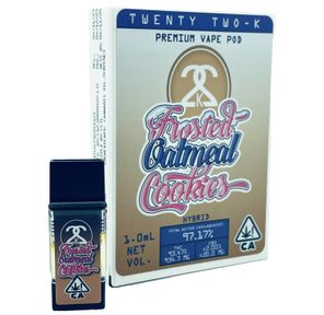 22K | PlugPlay Compatible | Pod | 1g | Distillate | Frosted Oatmeal Cookies
