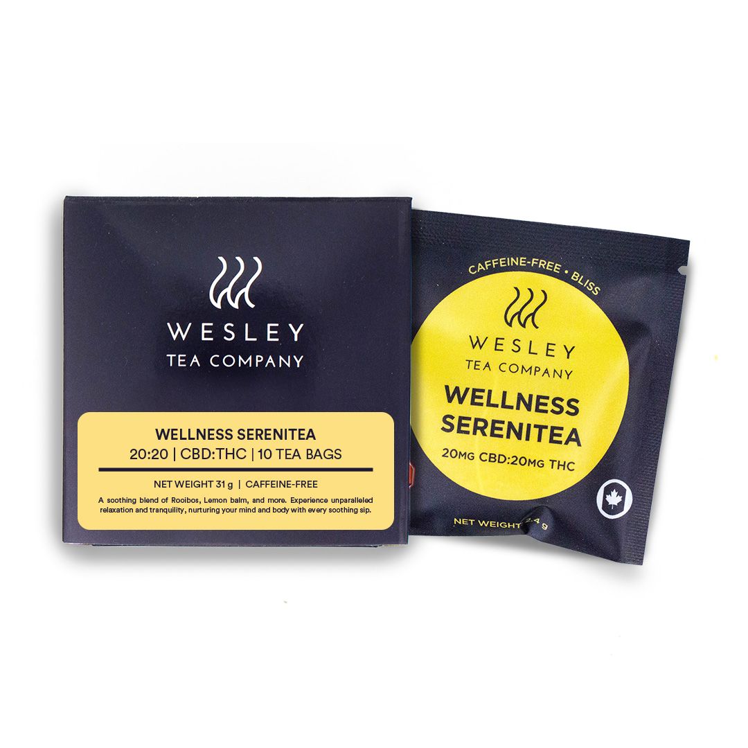 Wellness Serenitea 20mg CBD-20mg THC 10-pack | Wesley Tea