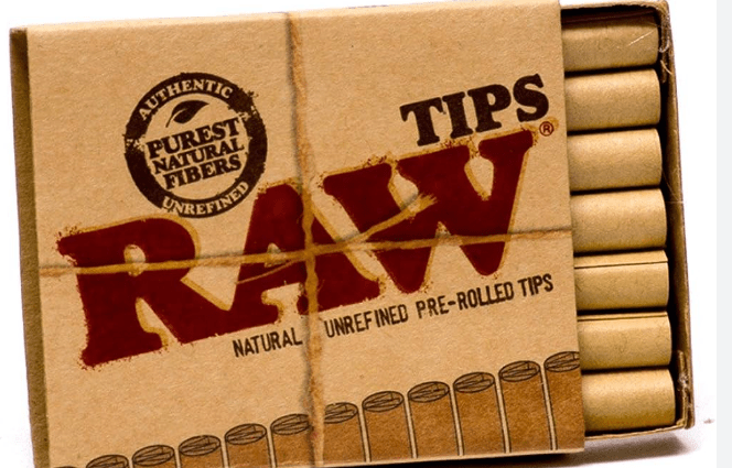 RAW PRE-ROLLED TIPS 21 PER PACK