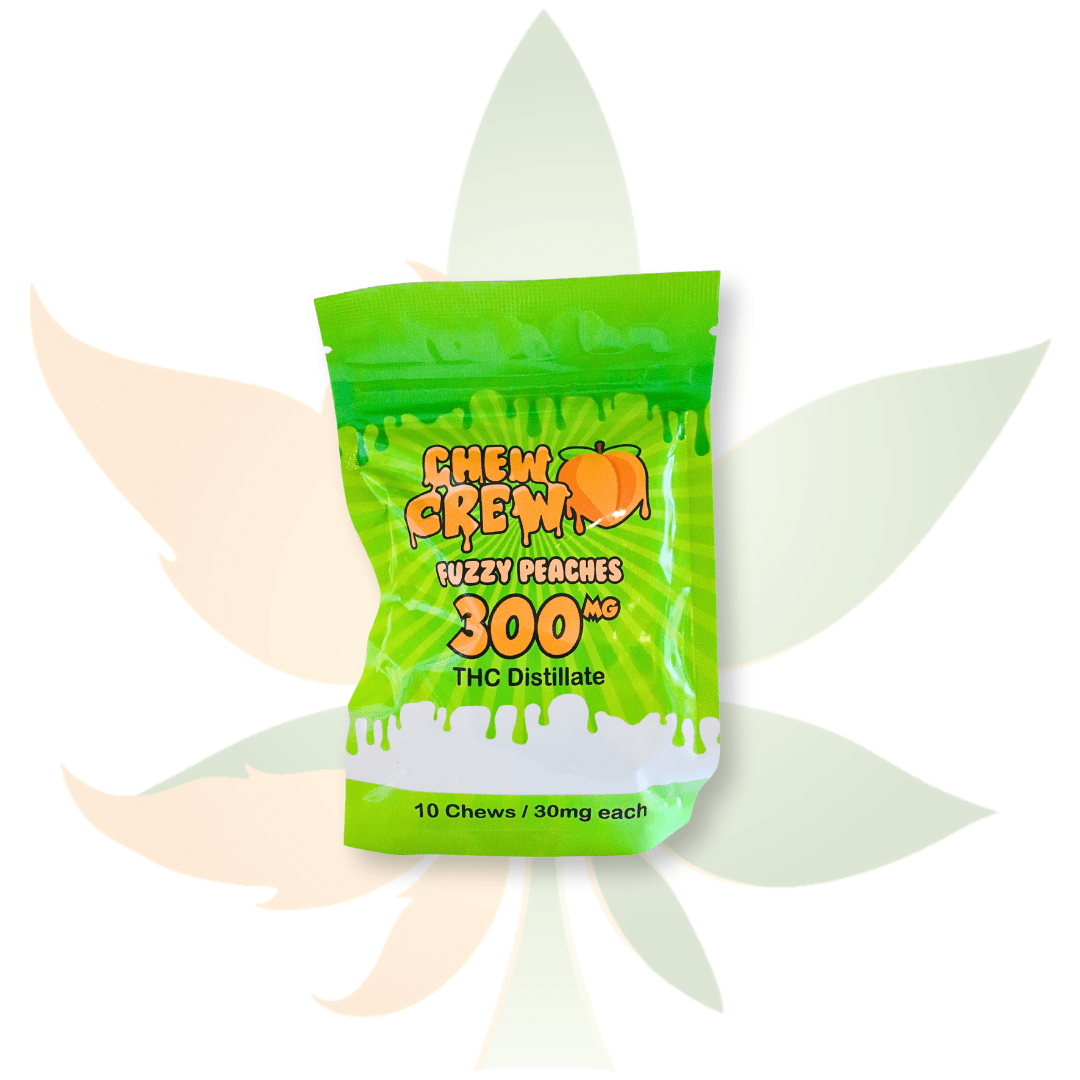 Chew Crew - 300mg THC - Gummies - Fuzzy Peaches