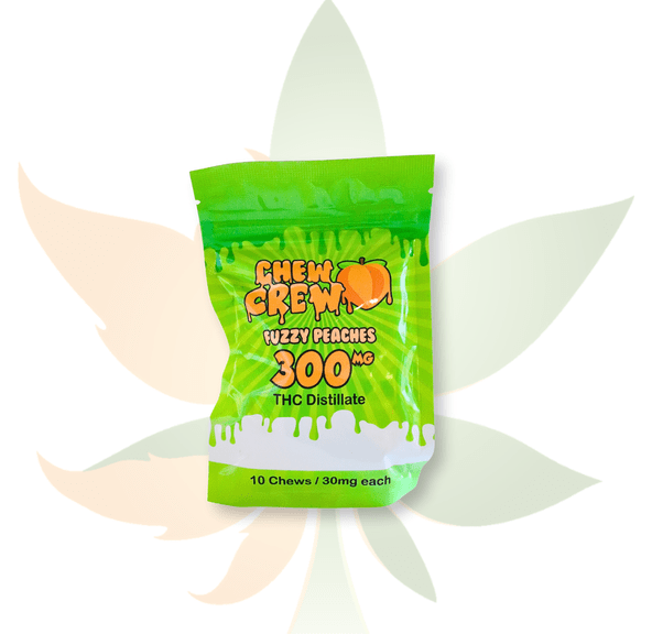 Chew Crew - 300mg THC - Gummies - Fuzzy Peaches