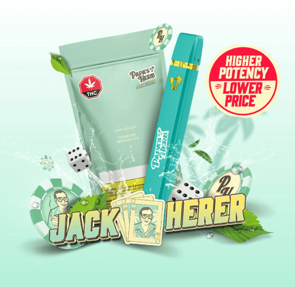 Papa's Herb - Jack Herer All In One Vape - PAPA'S HERB 1g