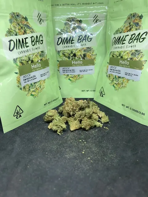 HARDCORE OG By DIME BAG THC 26.66%