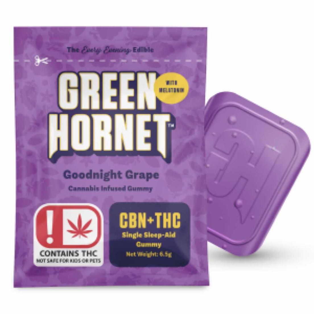 Green Hornet - Single Gummy - Goodnight Grape