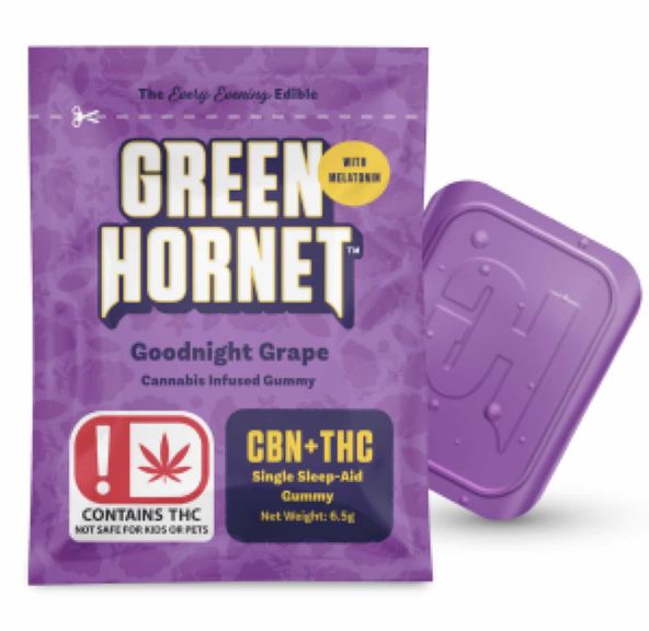 Green Hornet - Single Gummy - Goodnight Grape