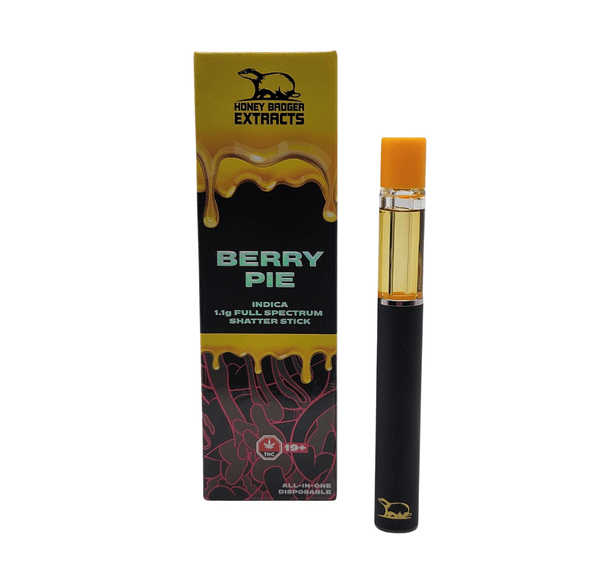 Berry Pie - 1.1G Disposable Shatter Pen by Honey Badger