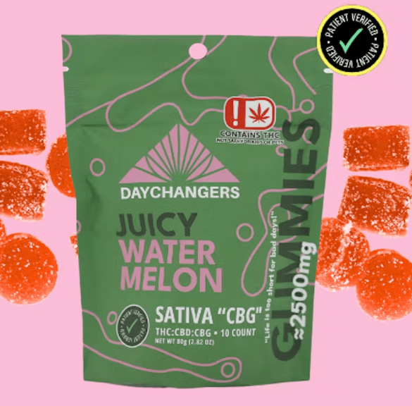 2500mg THC Gummy - Sativa Juicy Watermelon