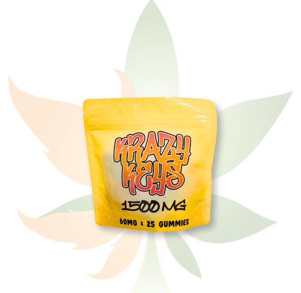 Krazy Keys 1500mg THC