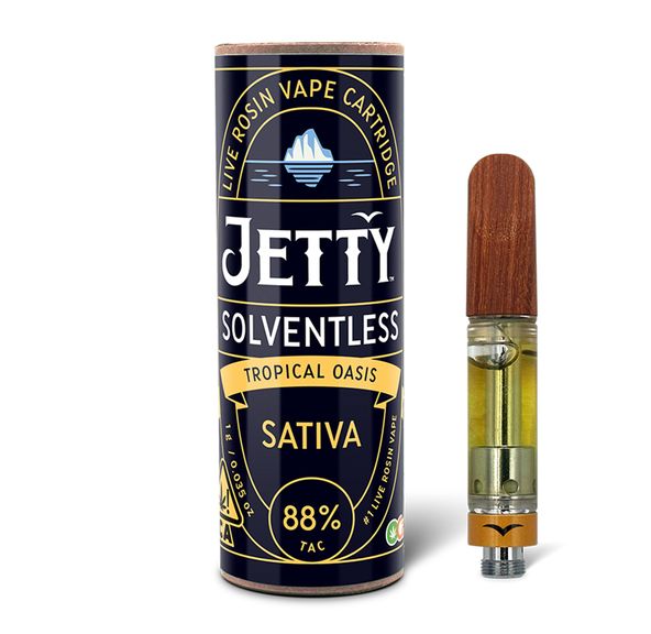 Jetty Extracts - Tropical Oasis Solventless Cartridge 1g