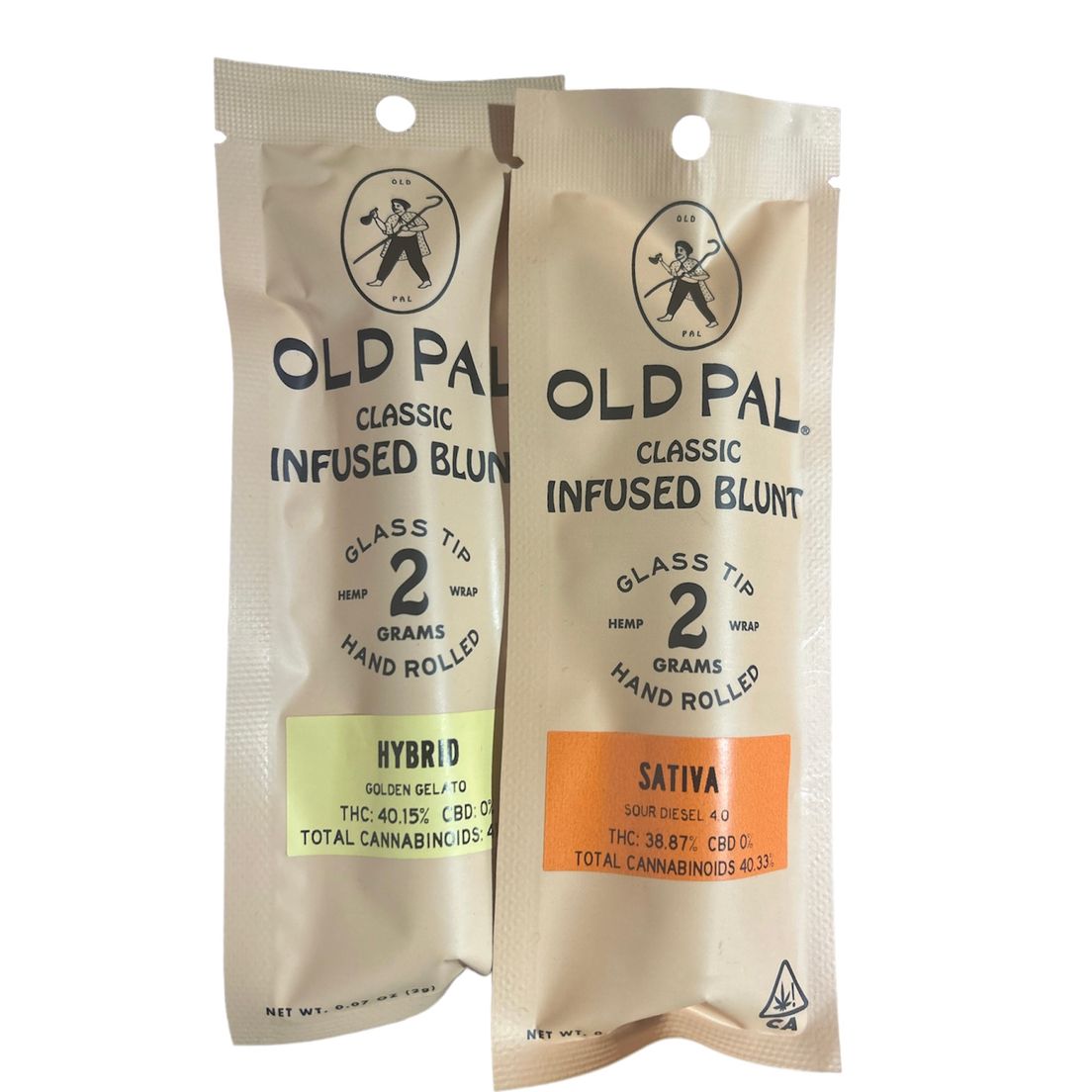 D. Old Pal 2g Infused Hemp Wrap Blunt - Sour Diesel 4.0 (S)