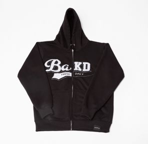Bak'd Fresh Daily Zip Up Chanel Embroidered Hoodie
