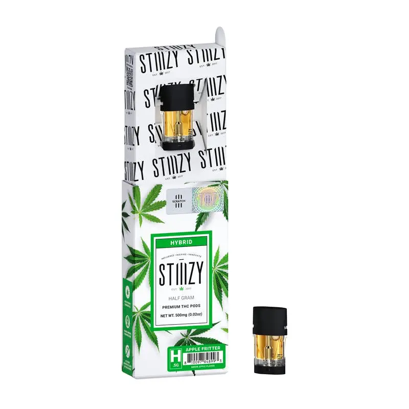 APPLE FRITTER .5g Cartridge By STIIIZY - THC 88.78%