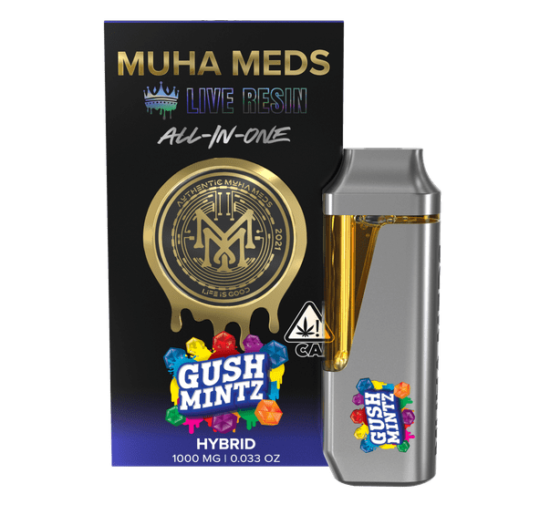 Muha | AIO Vape | 1g | Live Resin | Gush Mintz