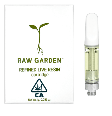 RAW GARDEN SUNSET VISION 1G CARTRIDGE HYBRID LIVE RESIN