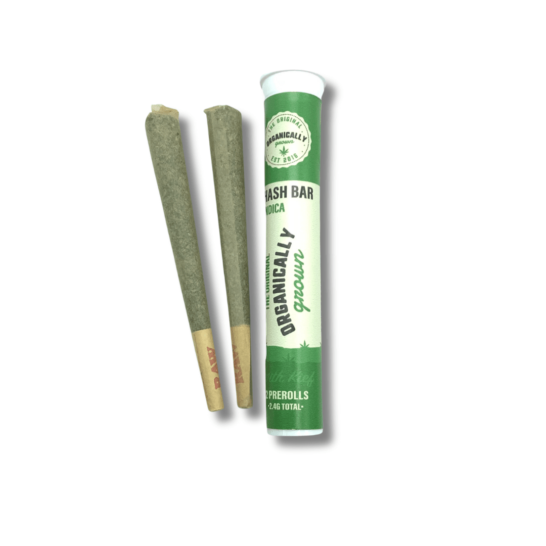 Hash Bar- Organically Grown- Preroll-Indica