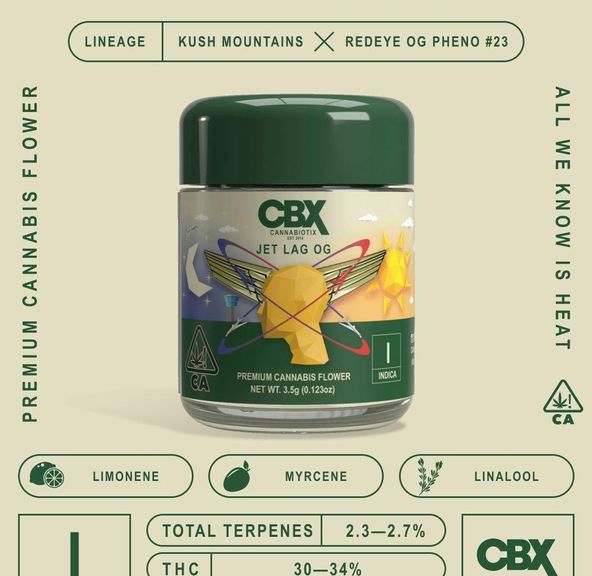 Cannabiotix- Jet Lag OG 14g (I)