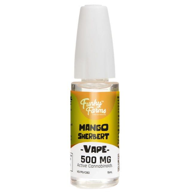 Funky Farms Mango Sherbert Vape Juice 500MG