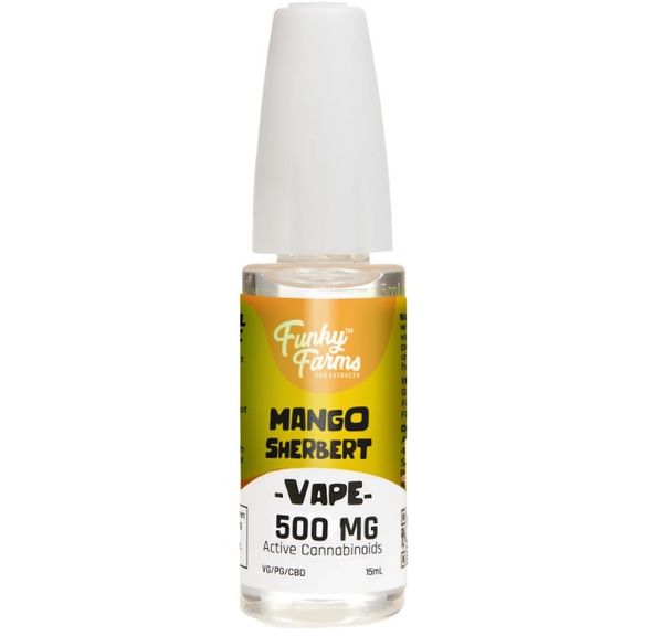 Funky Farms Mango Sherbert Vape Juice 500MG