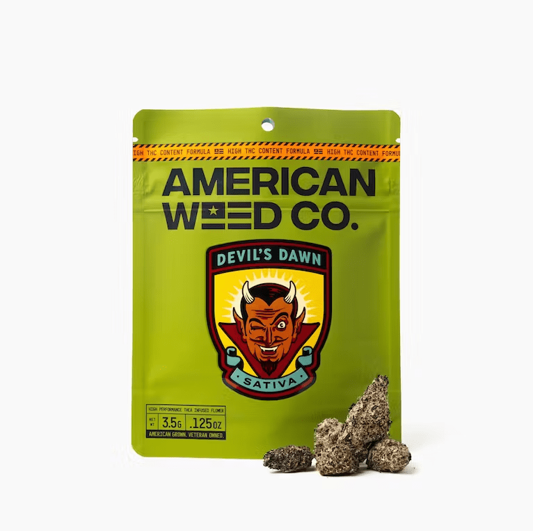 American Weed Co. Infused Flower Devil's Dawn 3.5g