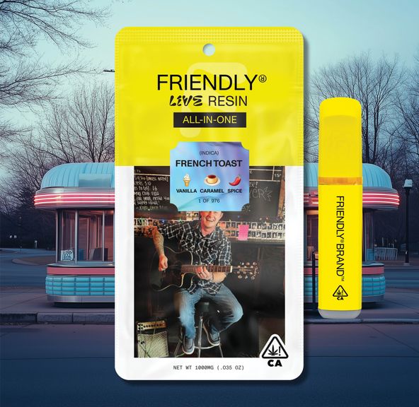 Friendly Brand- French Toast Live Resin AIO 1g (I)