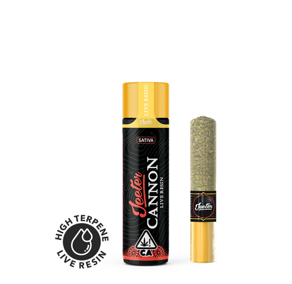 Jeeter | Cannon | Infused Preroll | 1.3g | Live Resin | Vortex