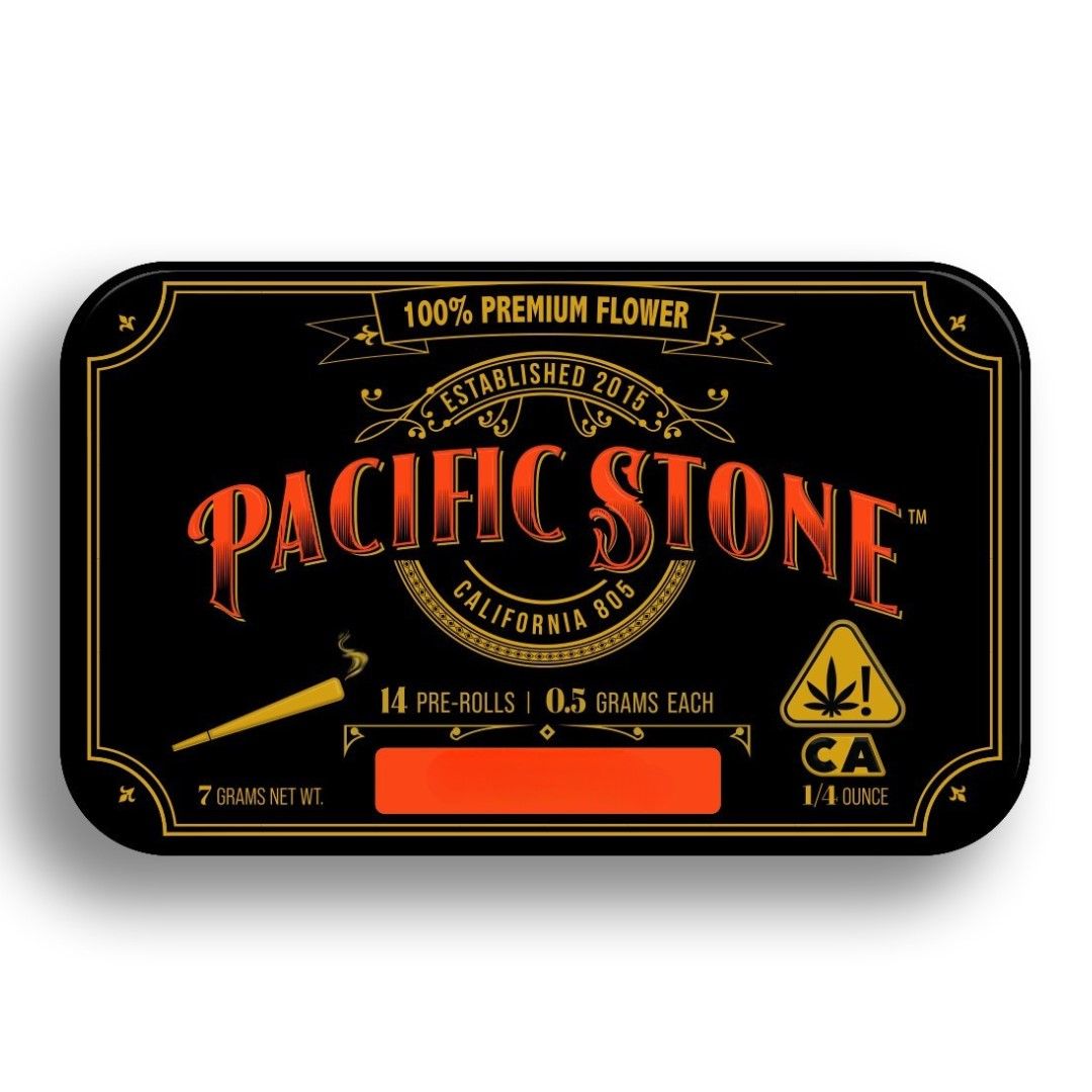 Pacific Stone Pre-roll 14pk Purple Tangie 7g