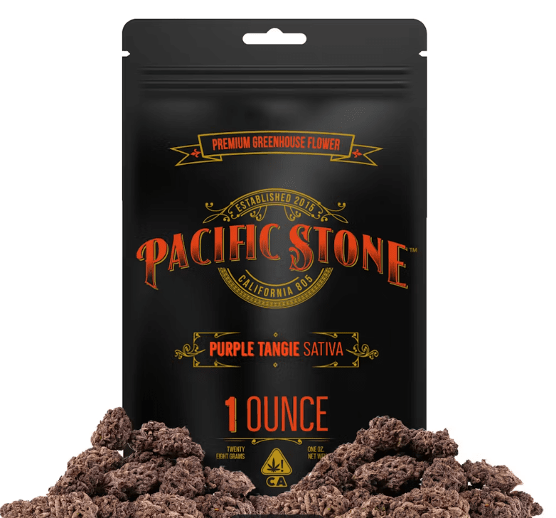 Pacific Stone Flower 28.0g Pouch Sativa Purple Tangie