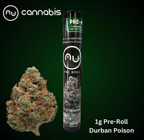 NuCannabis - Durban Poison 1.25G - PRE ROLL
