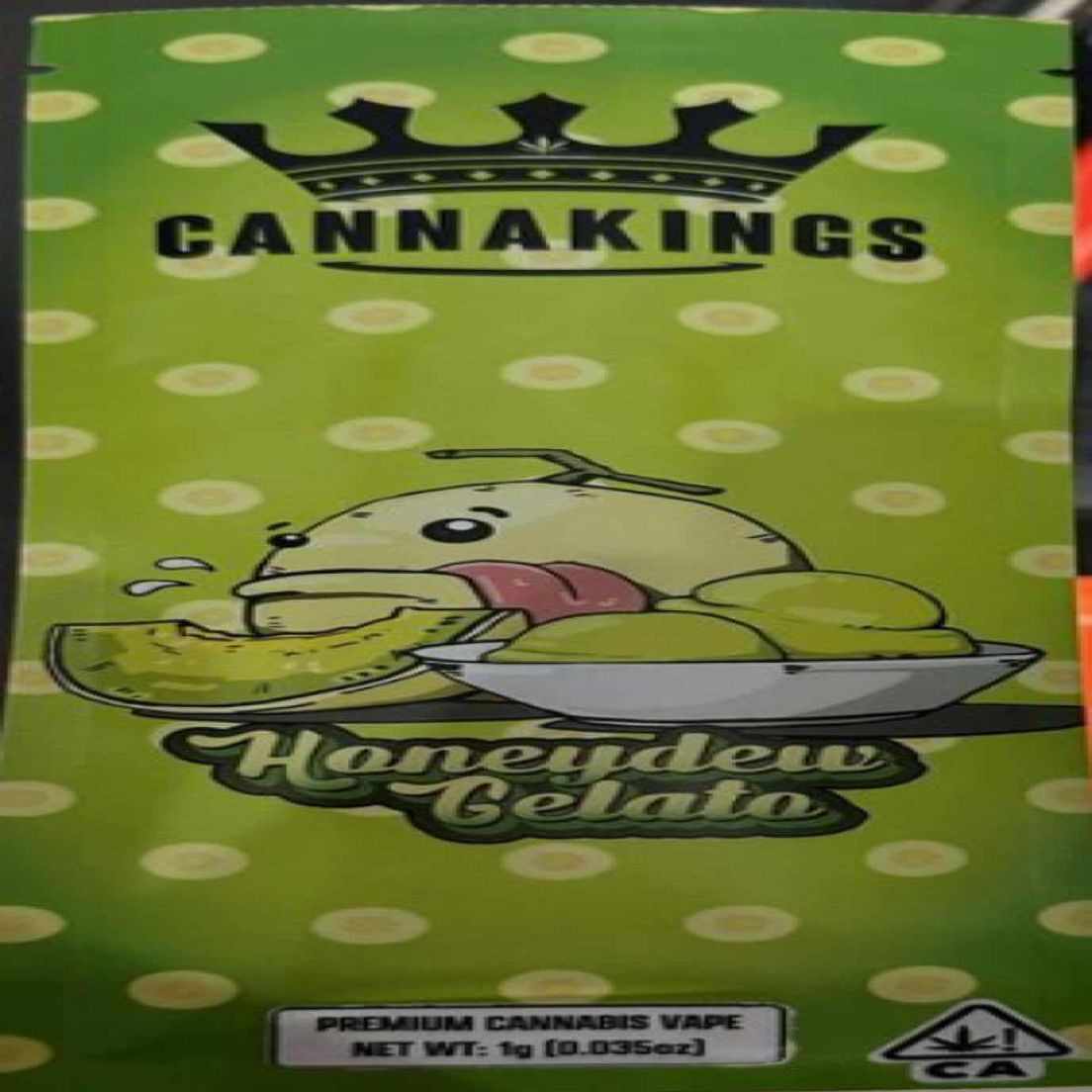 CannaKings - Honeydew Gelato 1g Disposable
