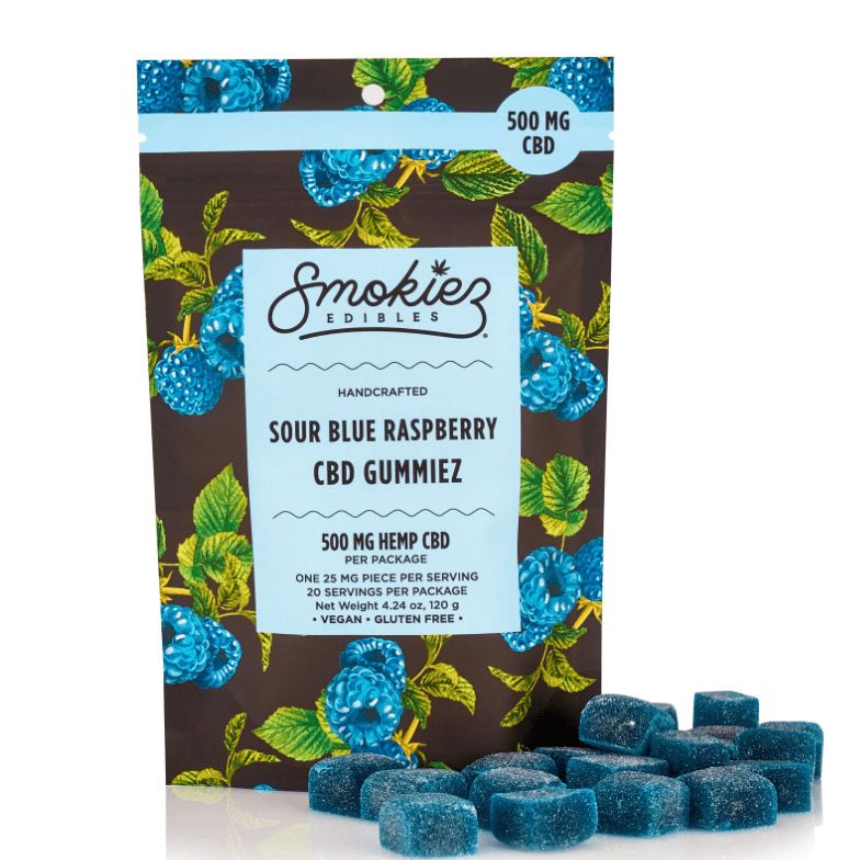 Sour Blue Raspberry CBD Gummies