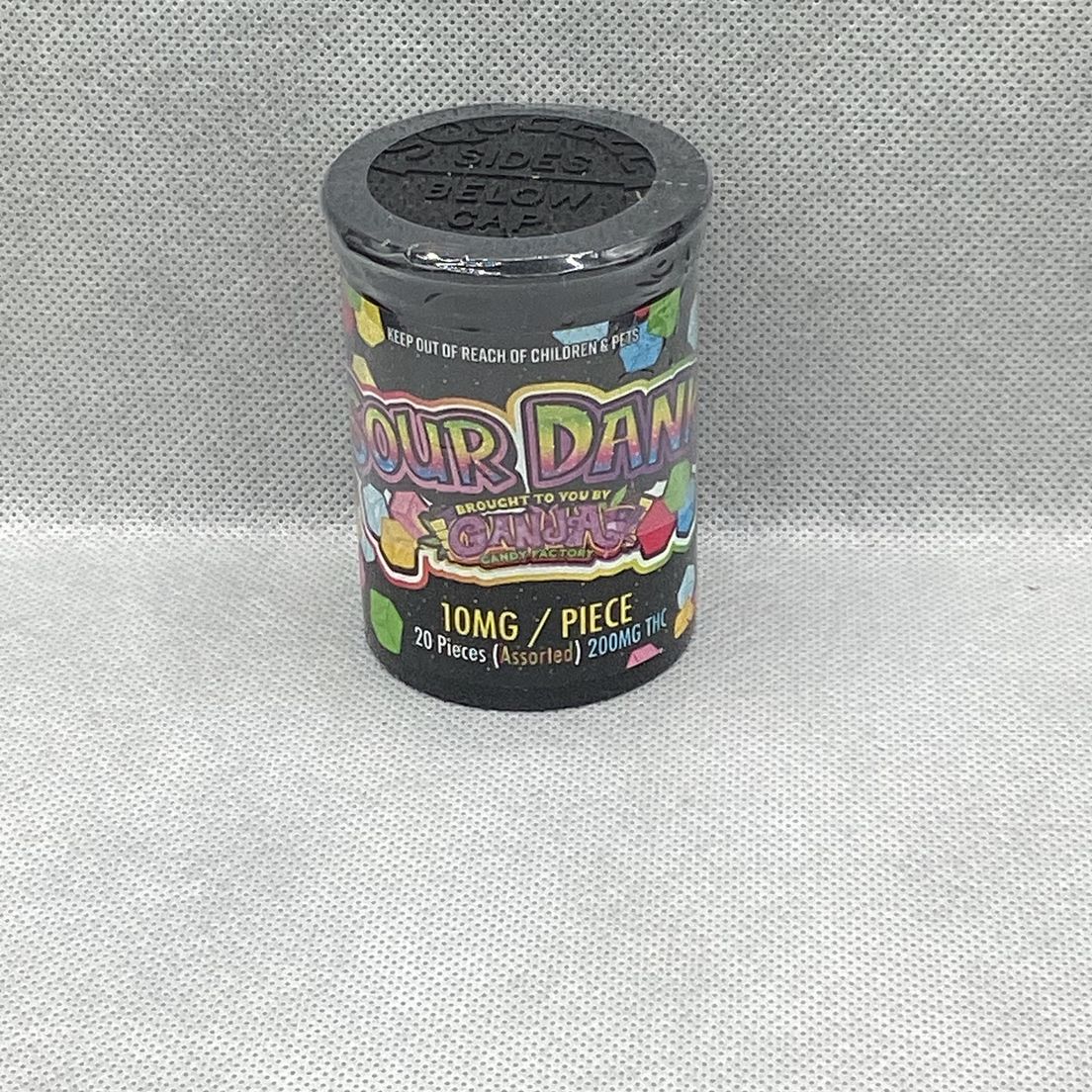 Ganja Candy Factory- Grape- Gummy Cubes- Sour Danks- 200mg- on special