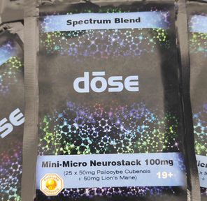 Dose Mushroom Spectrum Blend x lion's Mane Mini-Micro Neurostack 100mg