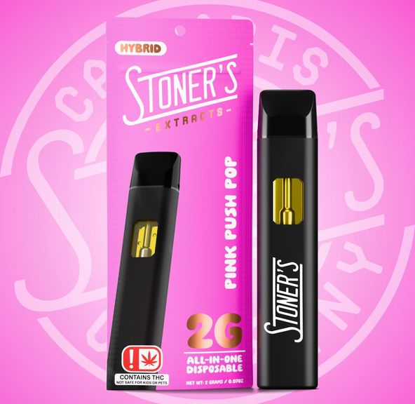 Stoner's Extracts - Disposable - Pink Push Pop 2g