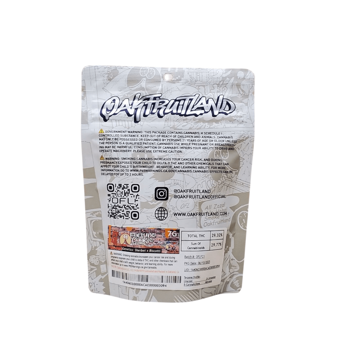 Oakfruitland - Fortune Cookies 7g