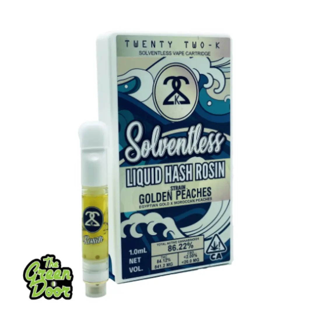 22K - Golden Peaches - Hash Rosin - Cart - 1g