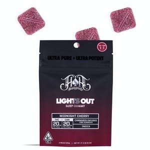 Heavy Hitters Ultra Potent Sleep Gummy - 100mg THC/ 100mg CBN Midnight Cherry (I)