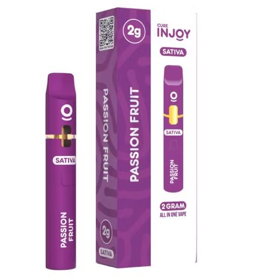 Cure Injoy - Vape Dispo - [Distillate] - Passion Fruit - 2g