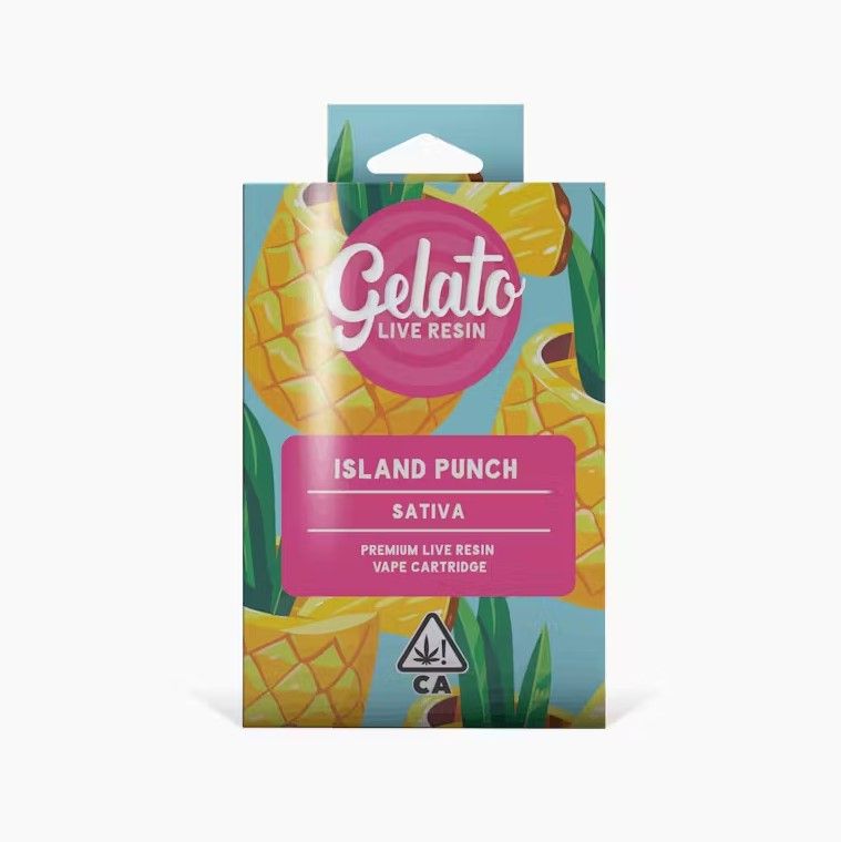 Gelato Live Resin Cartridge Island Punch 1g