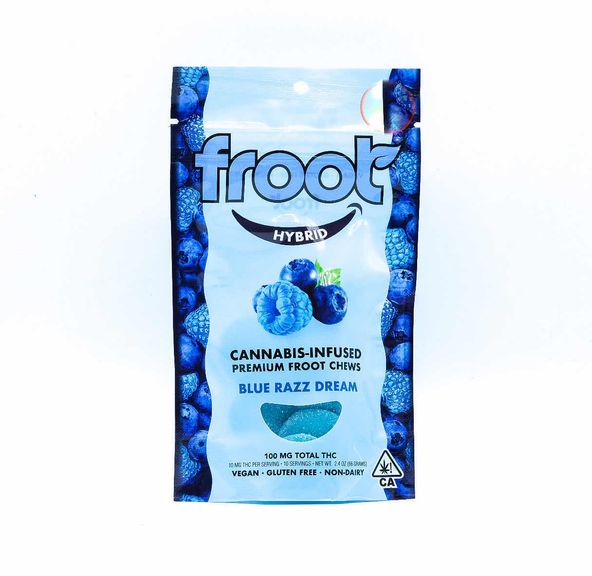 100mg Blue Razz Dream GUMMIES - FROOT