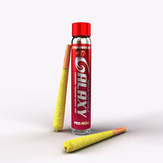 Galaxy Moonrock - Strawberry Infused Preroll 1g