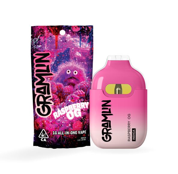 Gramlin - AIO Vape - 1g - Raspberry OG
