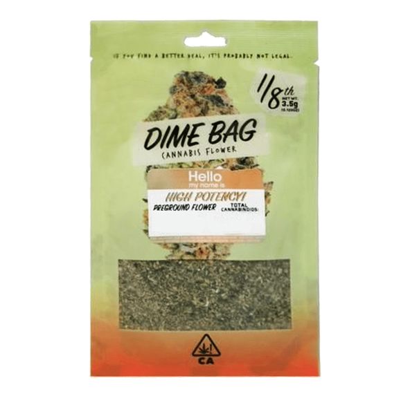 Dime Bag | Bud | Blueberry Blast (Pre-Ground) | 3.5g | Sativa | 24.90% THC