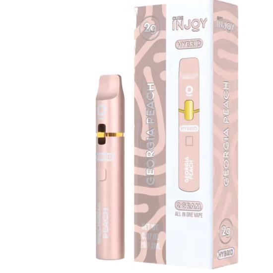 Cure Injoy - Vape Dispo - [Distillate] - Georgia Peach - 2g