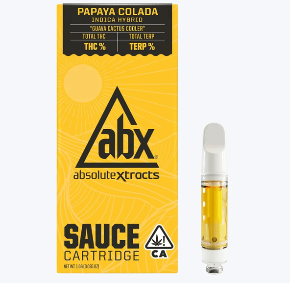 Absolute Xtracts Sauce Cartridge Papaya Colada 1g