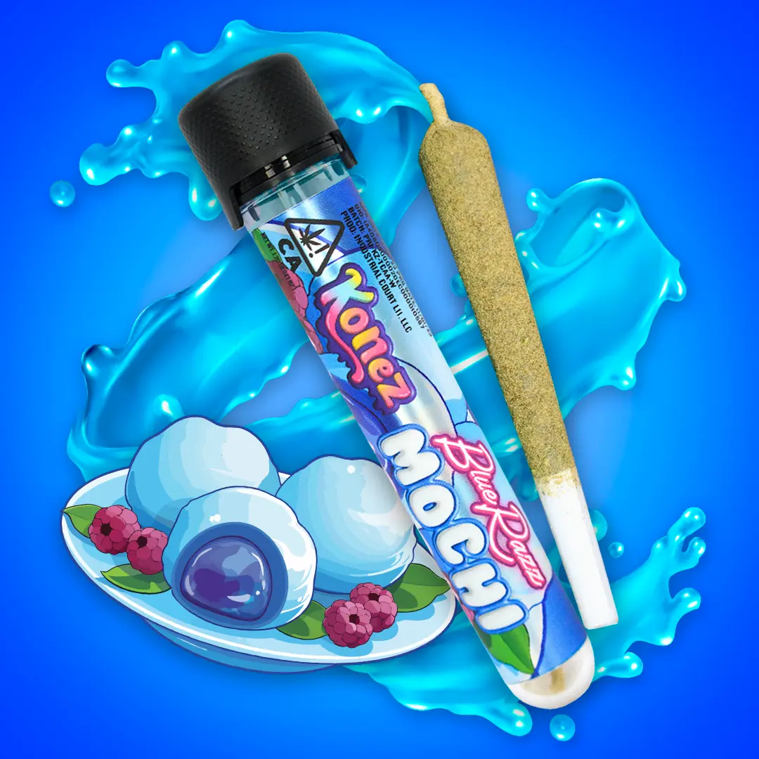 KONEZ Blue Razz Mochi Pre Roll 1.2g