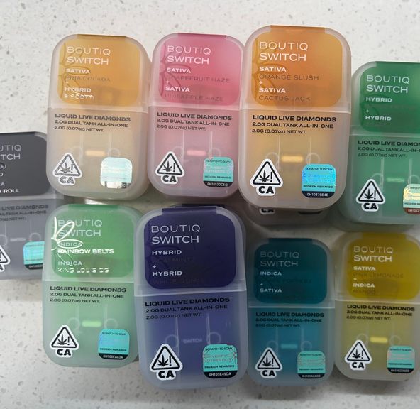 Boutiq - 1g Dual Tank AIO (Sour Tangie x Grape Soda)