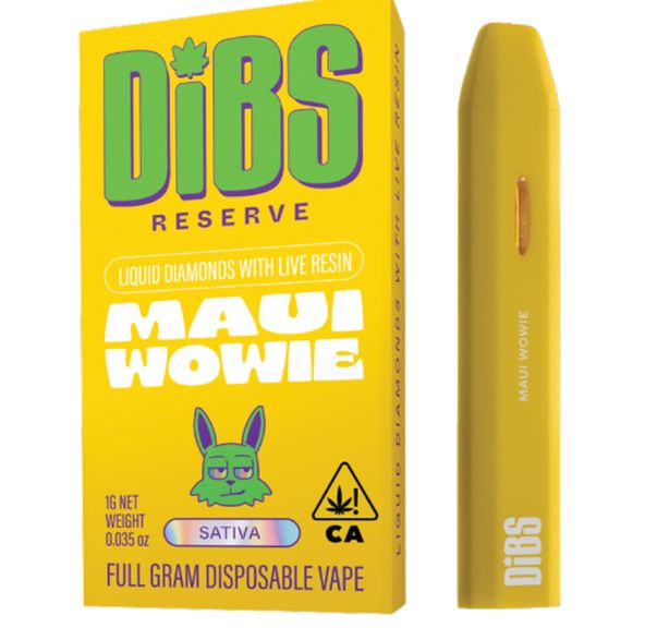 Dibs Reserve- Maui Wowie Disposable Vape 1g (S)