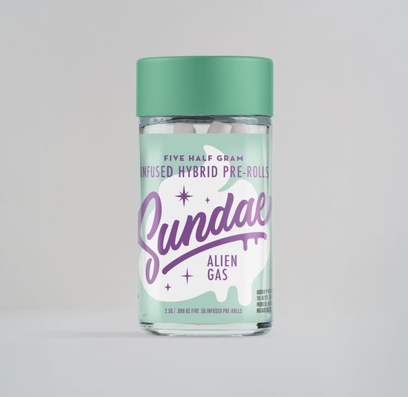 Alien Gas 5pk Infused Pre Rolls 2.5g