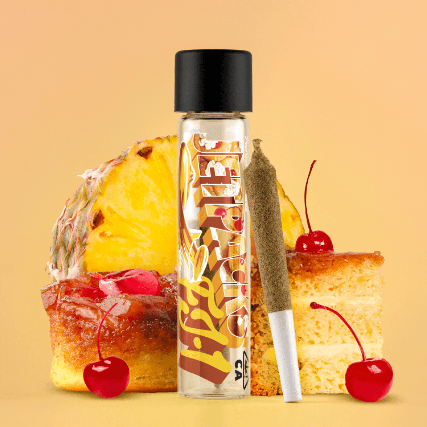 Pineapple Upside Down Cake FJ-1 (Infused, THCA Concentrate & Kief Covered)
