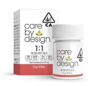 1:1 Full Spectrum CBD Soft Gels 100mg THC 10ct